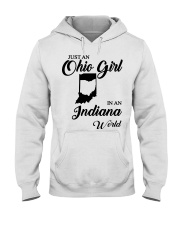OHIO GIRL IN INDIANA Hooded Sweatshirt tile