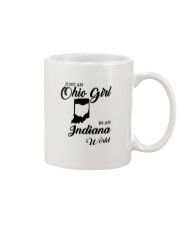 OHIO GIRL IN INDIANA Mug tile
