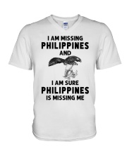 Philippines Is Missing Me V-Neck T-Shirt tile
