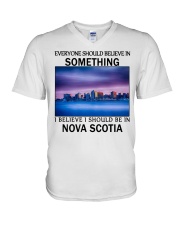 Should Be In Nova Scotia V-Neck T-Shirt tile