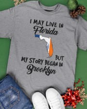 Began In Brooklyn - Live In Florida Classic T-Shirt apparel-classic-tshirt-lifestyle-back-69
