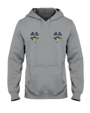 Nebraska Flag - Four Leaf Clover Hooded Sweatshirt tile