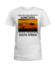 Should Be In South Africa Ladies T-Shirt tile