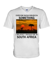Should Be In South Africa V-Neck T-Shirt tile