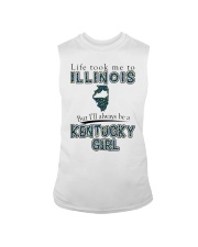 Kentucky Girl Life Took Me To Illinois Sleeveless Tee tile