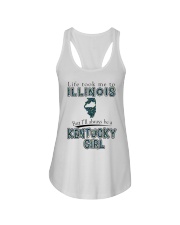 Kentucky Girl Life Took Me To Illinois Ladies Flowy Tank tile