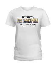 Going To Philadelphia Landscape Ladies T-Shirt tile