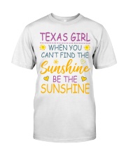 Texas Girl- Be The Sunshine Classic T-Shirt tile