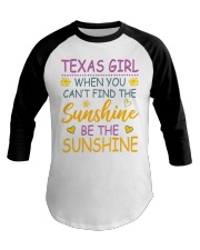 Texas Girl- Be The Sunshine Baseball Tee tile
