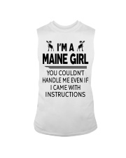 MAINE GIRL - YOU COULDN'T HANDLE ME Sleeveless Tee tile