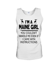 MAINE GIRL - YOU COULDN'T HANDLE ME Unisex Tank tile