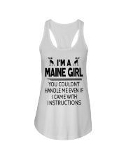 MAINE GIRL - YOU COULDN'T HANDLE ME Ladies Flowy Tank tile
