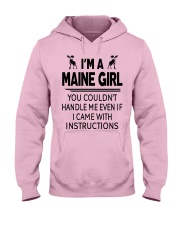 MAINE GIRL - YOU COULDN'T HANDLE ME Hooded Sweatshirt front