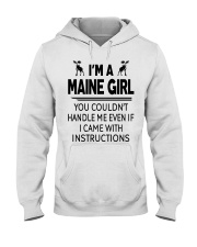 MAINE GIRL - YOU COULDN'T HANDLE ME Hooded Sweatshirt tile