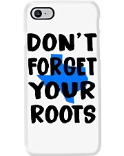 Texas Map Don't Forget Your Roots Phone Case tile