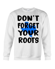 Texas Map Don't Forget Your Roots Crewneck Sweatshirt tile