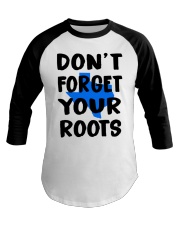 Texas Map Don't Forget Your Roots Baseball Tee tile