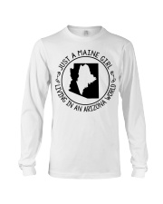 MAINE GIRL LIVING IN ARIZONA Long Sleeve Tee tile
