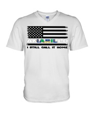 Flag Amarillo- Call It Home V-Neck T-Shirt tile
