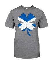 Flag Scotland Four Leaf Clover Classic T-Shirt tile