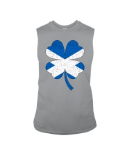 Flag Scotland Four Leaf Clover Sleeveless Tee tile