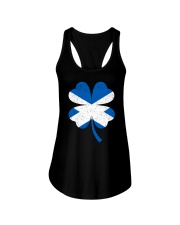 Flag Scotland Four Leaf Clover Ladies Flowy Tank tile