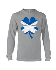 Flag Scotland Four Leaf Clover Long Sleeve Tee tile