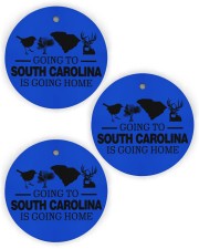 Going Home - Going ToSouth Carolina Circle Ornament (Wood tile