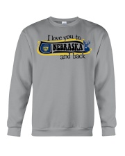 I love you to Nebraska Crewneck Sweatshirt tile