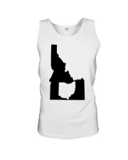 MAP OHIO IN IDAHO Unisex Tank tile