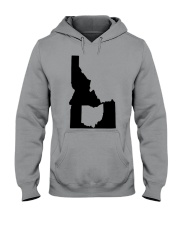 MAP OHIO IN IDAHO Hooded Sweatshirt front