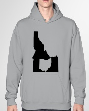 MAP OHIO IN IDAHO Hooded Sweatshirt garment-hooded-sweatshirt-front-04