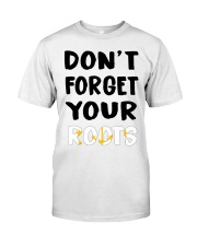 Rhode Island Flag Don't Forget Your Roots Classic T-Shirt tile