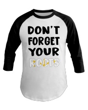 Rhode Island Flag Don't Forget Your Roots Baseball Tee tile
