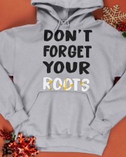 Rhode Island Flag Don't Forget Your Roots Hooded Sweatshirt apparel-hooded-sweatshirt-lifestyle-front-65