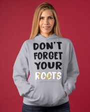 Rhode Island Flag Don't Forget Your Roots Hooded Sweatshirt apparel-hooded-sweatshirt-lifestyle-front-86