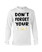 Rhode Island Flag Don't Forget Your Roots Long Sleeve Tee tile