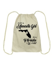 MINNESOTA GIRL IN FLORIDA Drawstring Bag tile