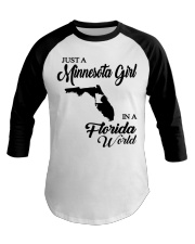 MINNESOTA GIRL IN FLORIDA Baseball Tee tile
