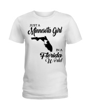 MINNESOTA GIRL IN FLORIDA Ladies T-Shirt tile