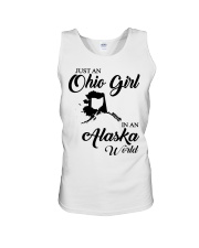 OHIO GIRL IN ALASKA Unisex Tank tile