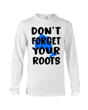 Ontario Map Don't Forget Your Roots Long Sleeve Tee tile