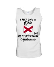 Began In Alabama - Live In Ohio Unisex Tank tile