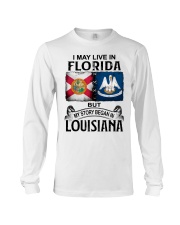 Began In Louisiana - May Live In Florida Long Sleeve Tee tile