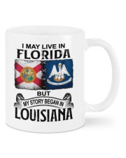 Began In Louisiana - May Live In Florida Mugs tile
