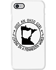 OHIO GIRL LIVING IN MINNESOTA Phone Case tile