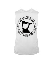 OHIO GIRL LIVING IN MINNESOTA Sleeveless Tee tile