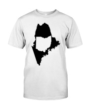 MAP OHIO IN MAINE Classic T-Shirt tile