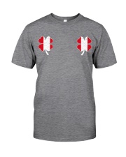 Peru Flag - Four Leaf Clover Classic T-Shirt tile