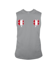 Peru Flag - Four Leaf Clover Sleeveless Tee tile